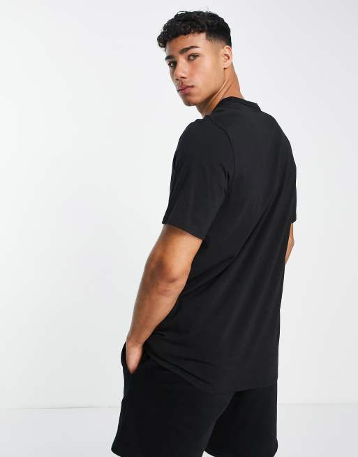 Calvin Klein - T-shirt girocollo nera da casa con logo "CK One", 2 di 4