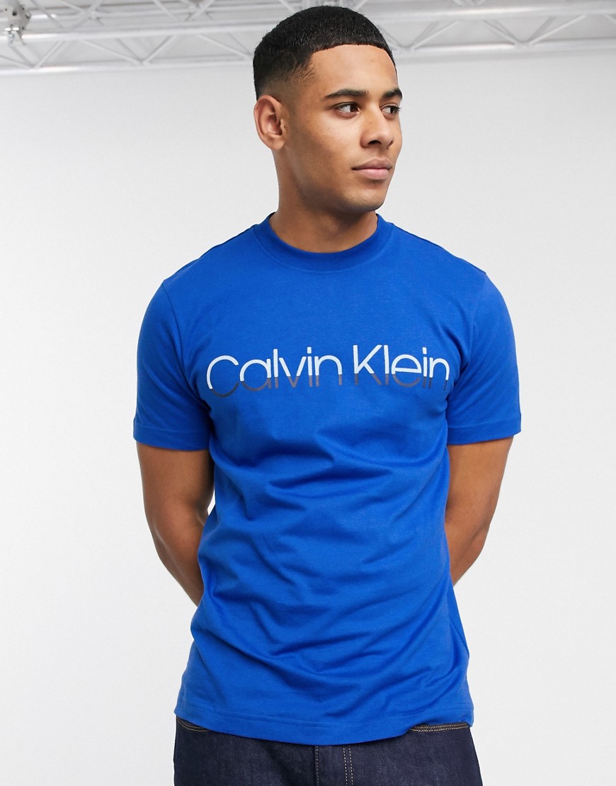Calvin Klein - T-shirt met logo-Blauw