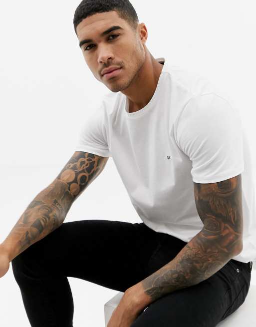 Calvin Klein t shirt with small logo white ASOS