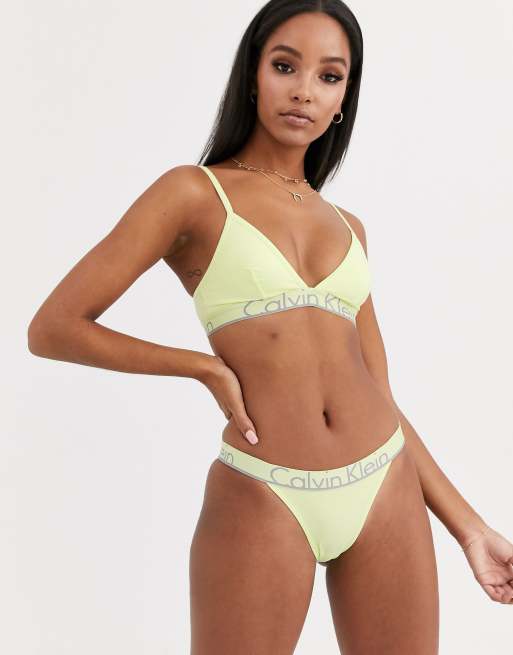 Calvin klein deals underwear yellow