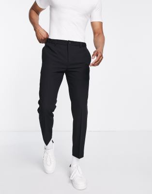 Calvin Klein Calvin Klein technology gabadine tapered trousers-Black