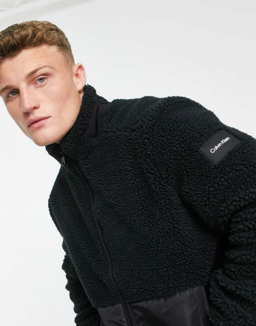 calvin klein zip through jacket