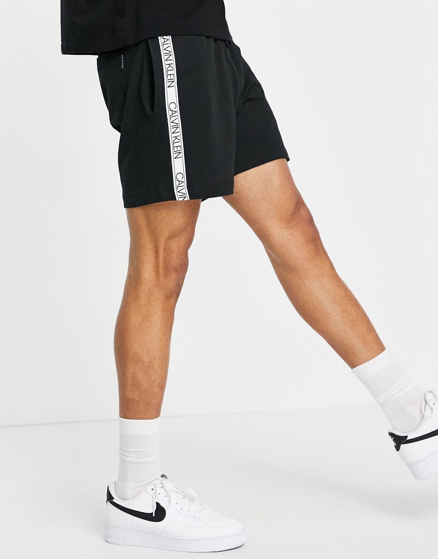 Calvin Klein terry shorts in black