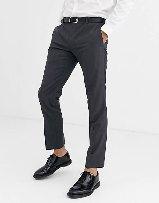 Calvin Klein textured grey suit pant | ASOS