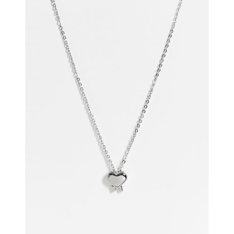 Calvin klein deals locked necklace