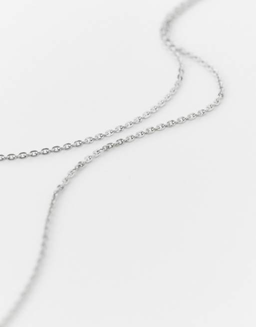 Calvin klein shop silver necklace