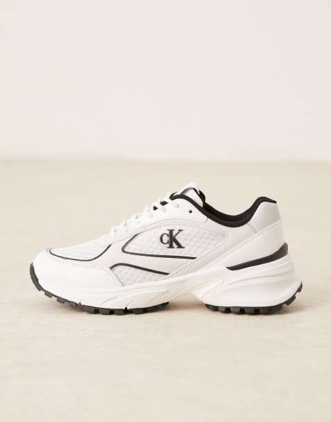 Calvin Klein - Tokyo - Baskets de course - Blanc et noir - view 1