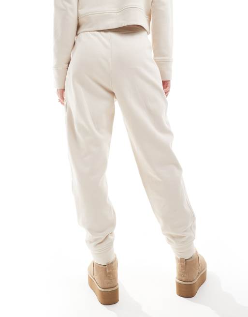 Calvin Klein - Tonal Logo - Pantalon de jogging confort avec ceinture à logo - Crème, 4 de 5