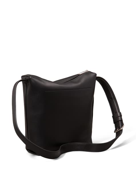 Calvin Klein - Tote bag avec bandoulière en cuir - Noir Ck - view 1