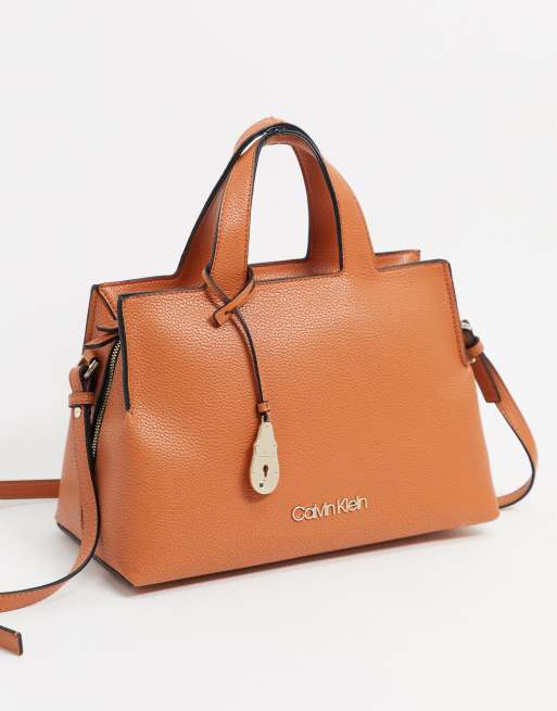 Calvin Klein Tote Bag, Brown