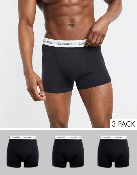 Calvin Klein Trunks 3 Pack in Cotton Stretch - view 1