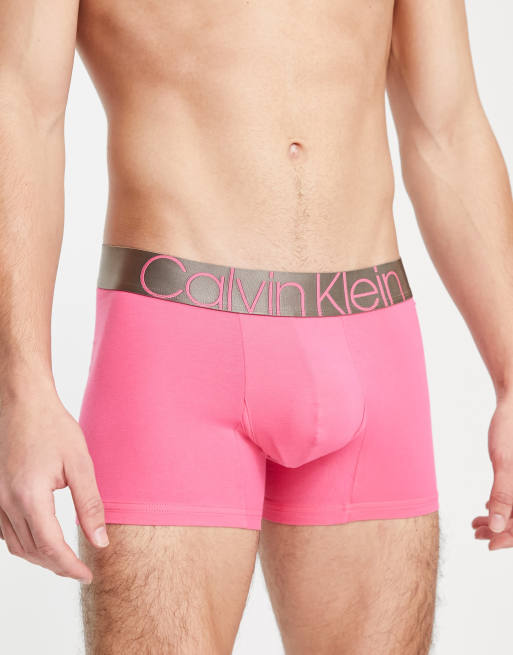 Calvin klein hot sale pink trunks