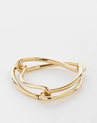 Calvin Klein unified bangle in gold