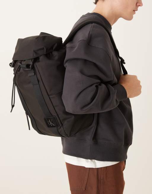 Calvin Klein – Utility-Rucksack aus Canvas in Schwarz, 2 von 4