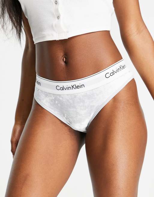 Calvin klein 2025 velvet thong