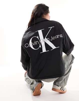 Calvin Klein - Veste matelassée réversible style skateur - Noir