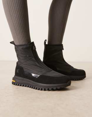  vibram zip nylon boots 