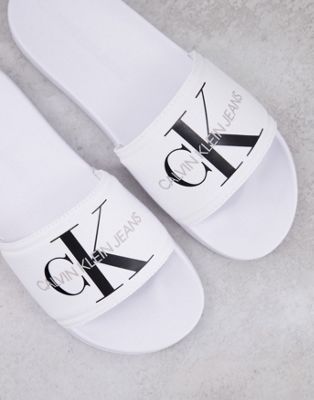 Marques de designers Calvin Klein - Viggo - Claquettes - Blanc