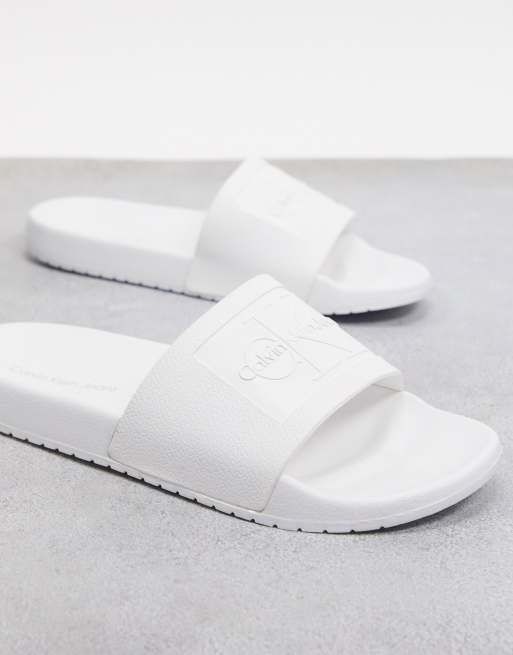 Calvin klein jelly sliders new arrivals