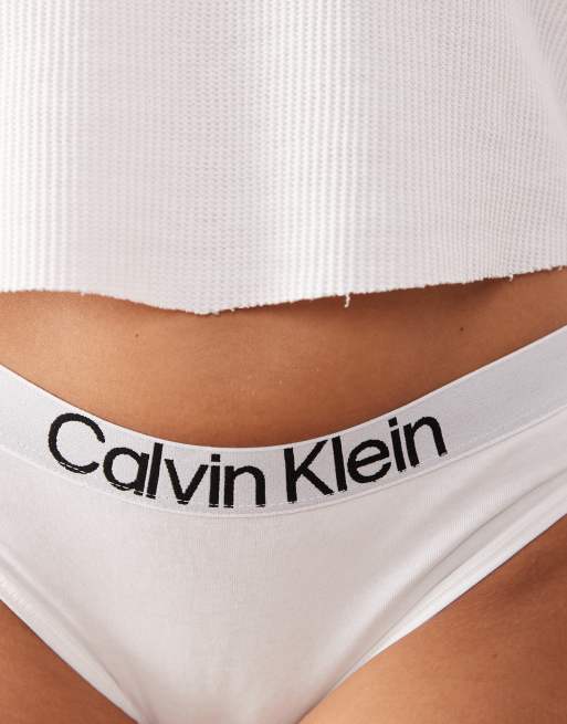 Calvin Klein – Vit bikiniunderdel i extra mjuk bomull, 3 av 4
