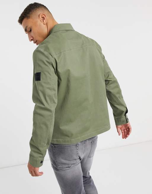 Calvin klein khaki clearance jacket