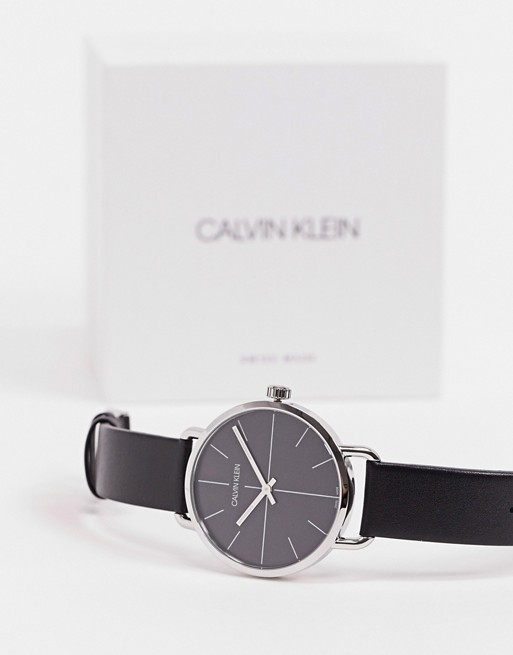 Calvin Klein watch with black dial