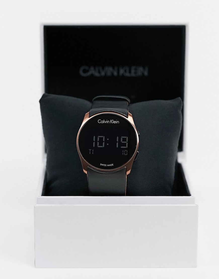 Calvin Klein watch with black dial
