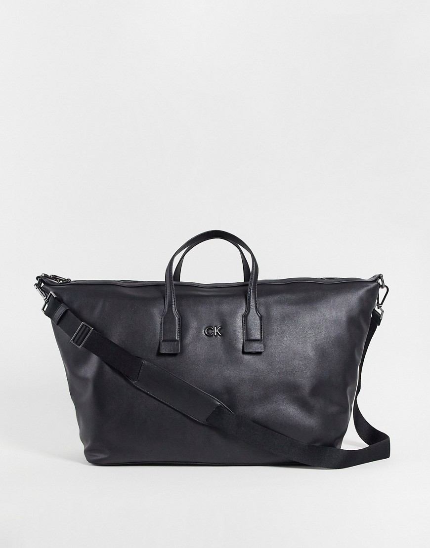 Calvin Klein Weekender Bag In Black