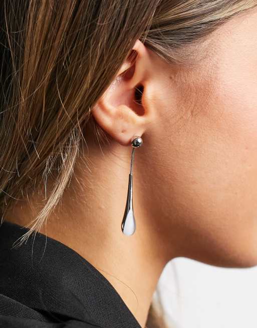 Calvin klein drop earrings new arrivals