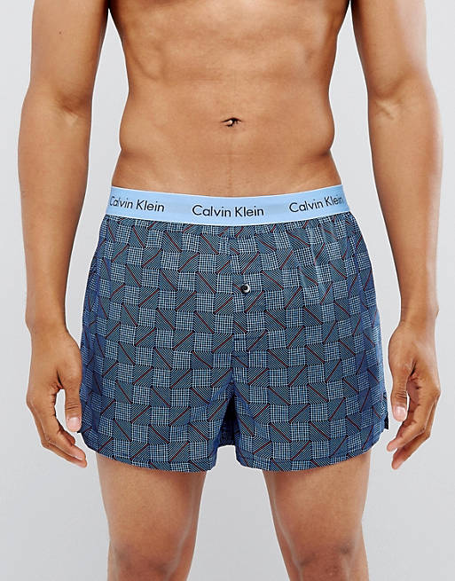 Calvin Klein Woven Boxers in Slim Fit | ASOS