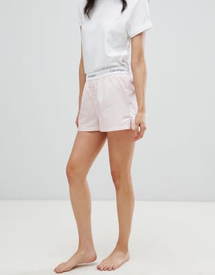 calvin klein pyjama shorts womens