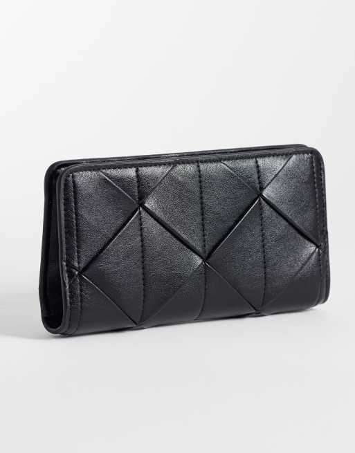 Calvin Klein woven passport holder in black, 4 of 4