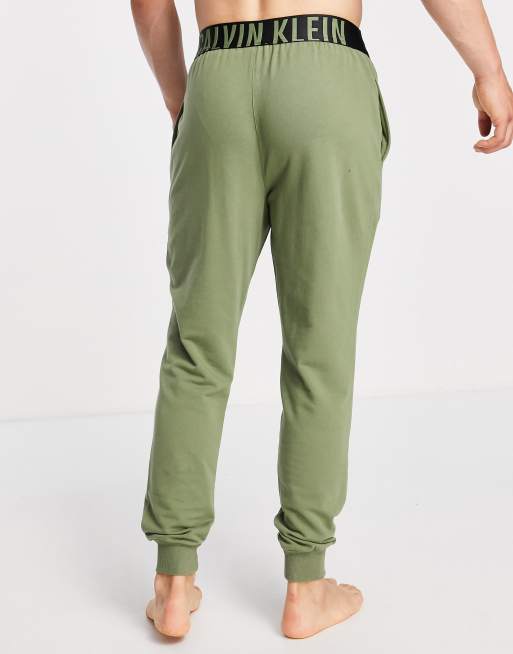 Calvin Klein – Zielone domowe joggersy, 2 z 4