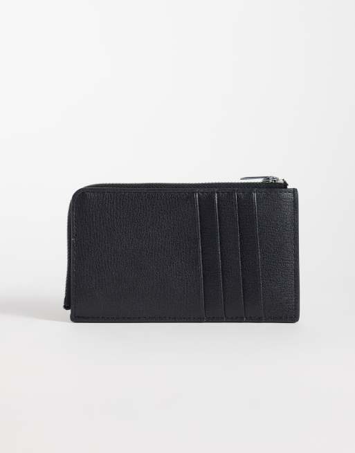 Calvin Klein zip cardcase with foil logo in black, 3 of 3