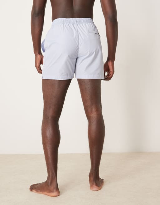 Calvin Klein - Zwemshort met trekkoord in korenblauw, 3 van 4