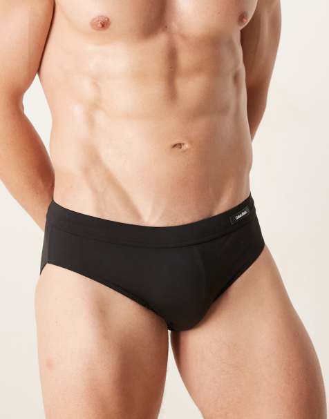Calvin Klein - Zwemslip in zwart - view 1