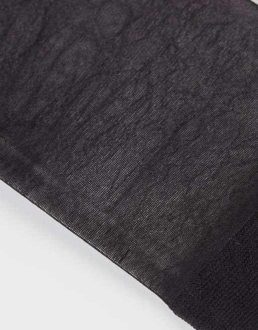 Calzedonia 20 denier sheer socks in black, 4 of 4