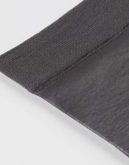 Calzedonia 20 denier sheer socks in grey, 2 of 3