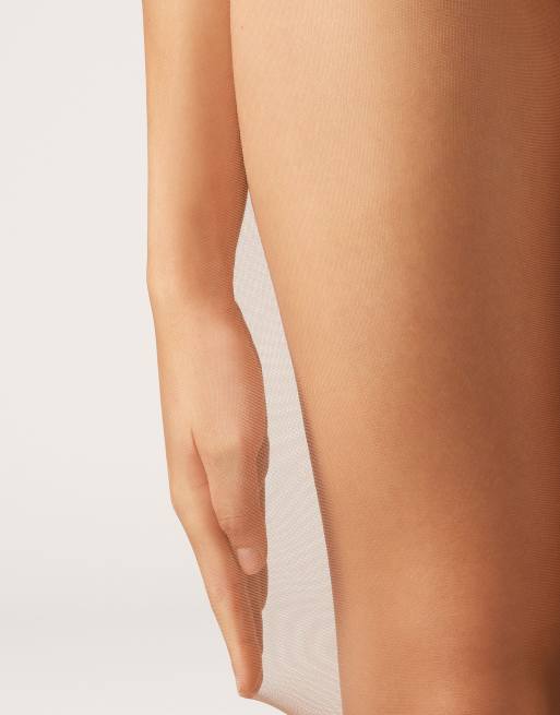 Calzedonia 20 denier sheer tights in chocolate, 3 of 5