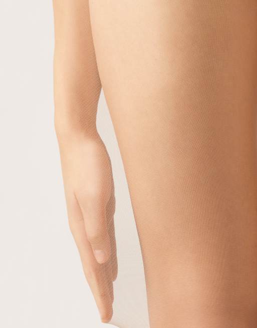 Calzedonia 20 denier sheer tights in light beige, 3 of 5