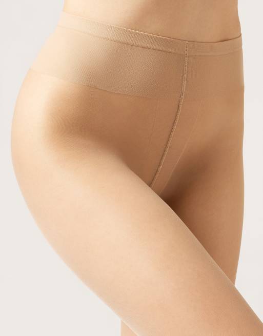 Calzedonia 20 denier sheer tights in light beige, 4 of 5