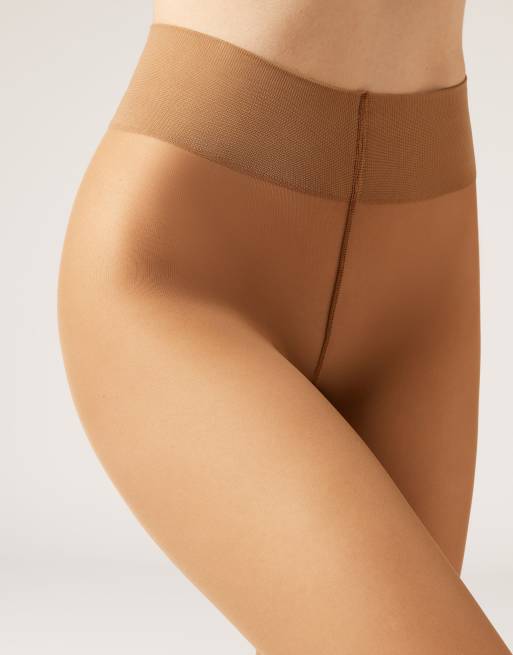 Calzedonia 30 den total comfort soft touch tights in beige caramel, 4 of 5