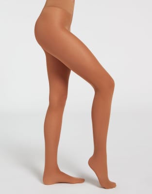Calzedonia 30 den total comfort soft touch tights in bronze-Neutral