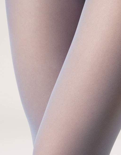 Calzedonia 30 den total comfort soft touch tights in powder blue, 4 of 4