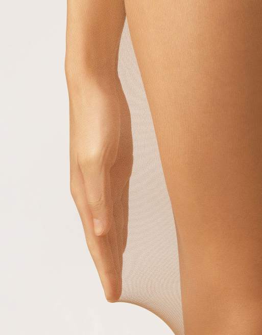 Calzedonia 40 denier sheer tights in beige, 3 of 5