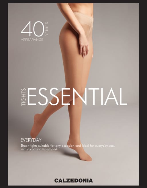 Calzedonia 40 denier sheer tights in mocha, 5 of 5
