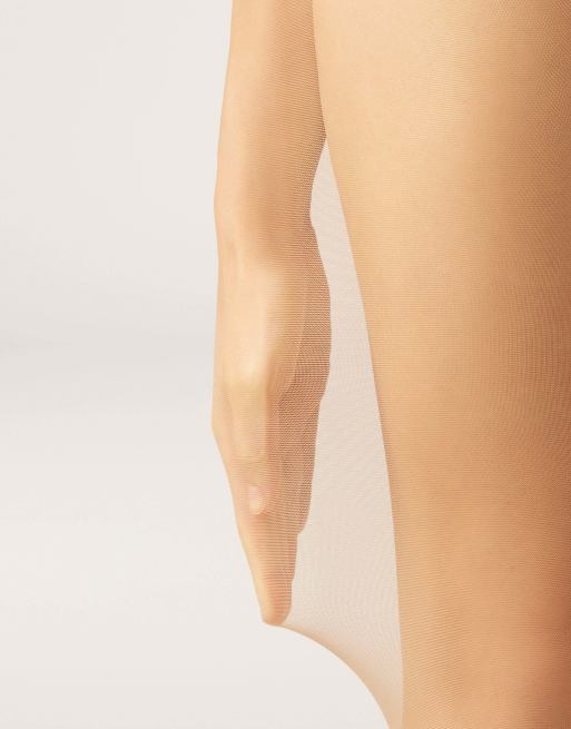 Calzedonia 40 denier sheer tights in warm beige, 3 of 5
