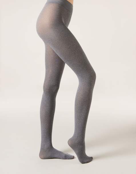 Calzedonia 50 den total comfort soft touch tights in grey blend - view 1