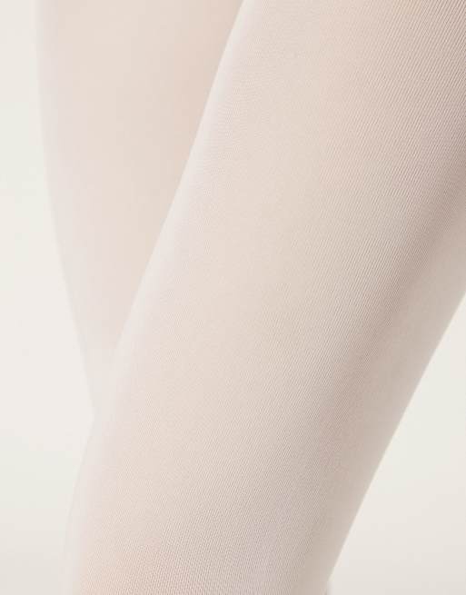 Calzedonia 50 den total comfort soft touch tights in ivory, 3 of 3