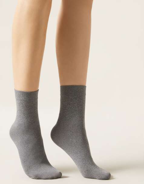 Calzedonia 50 denier soft touch socks in grey - view 1